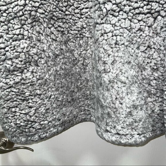 Grizzly Sherpa Fleece Pullover Jacket Brown 1/4 Zip Up Mock Neck - Picture 9 of 10